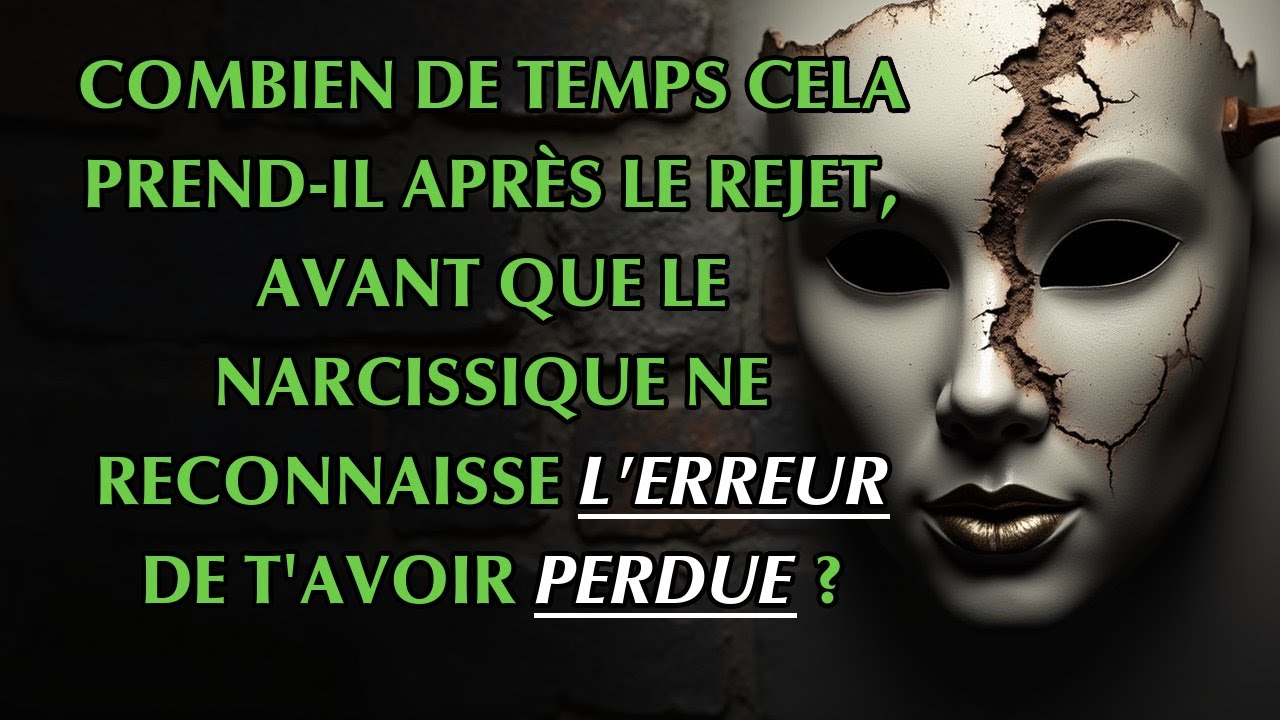 Combien de temps prend le narcissique pour regretter d'avoir commis l'erreur de vous perdre?