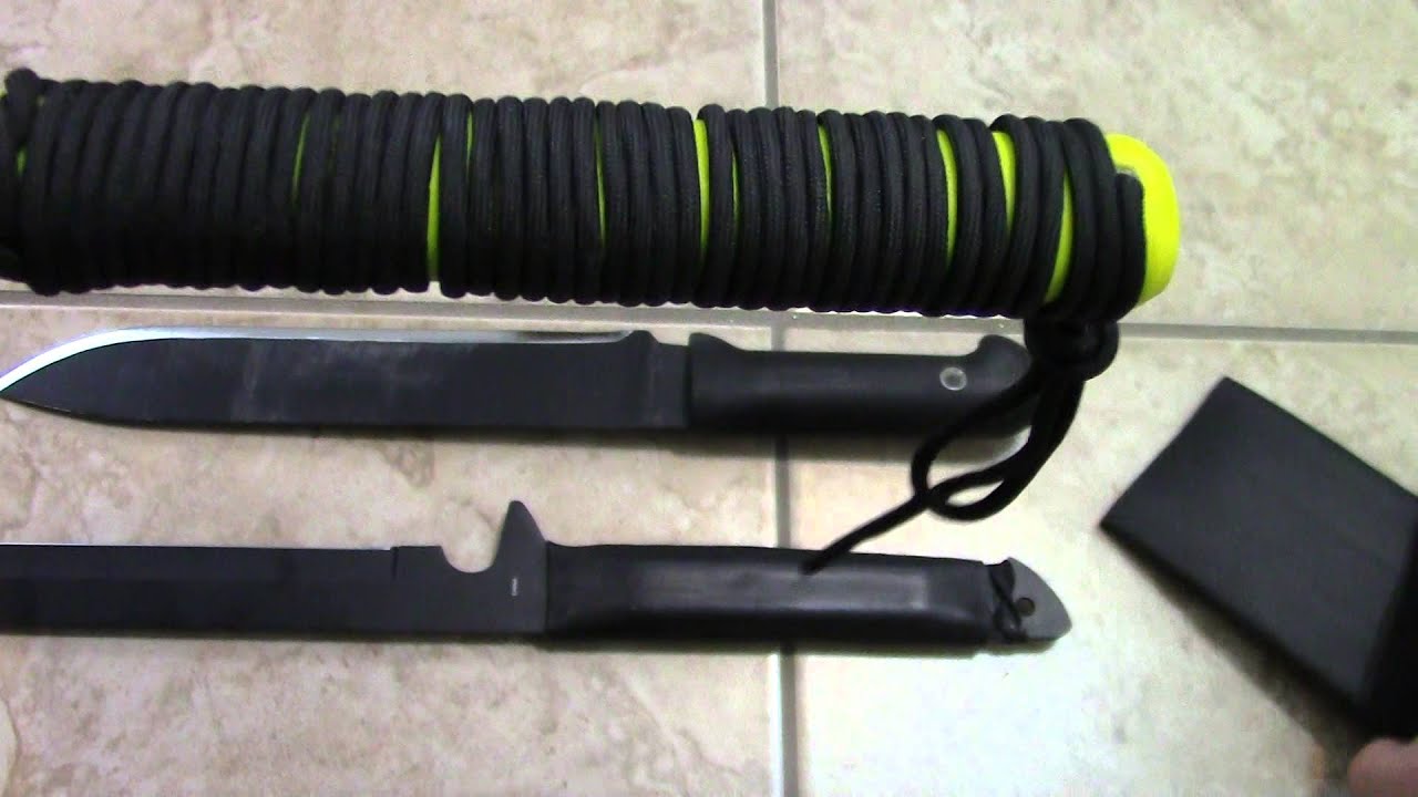 Knive handle easy rubber grip mod