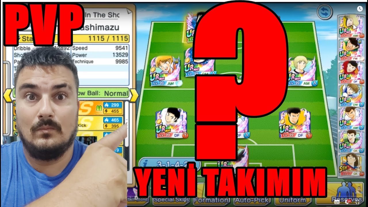 YENİ EFSANE TAKIMIM | PVP | CAPTAİN TSUBASA DREAM TEAM | TÜRKÇE