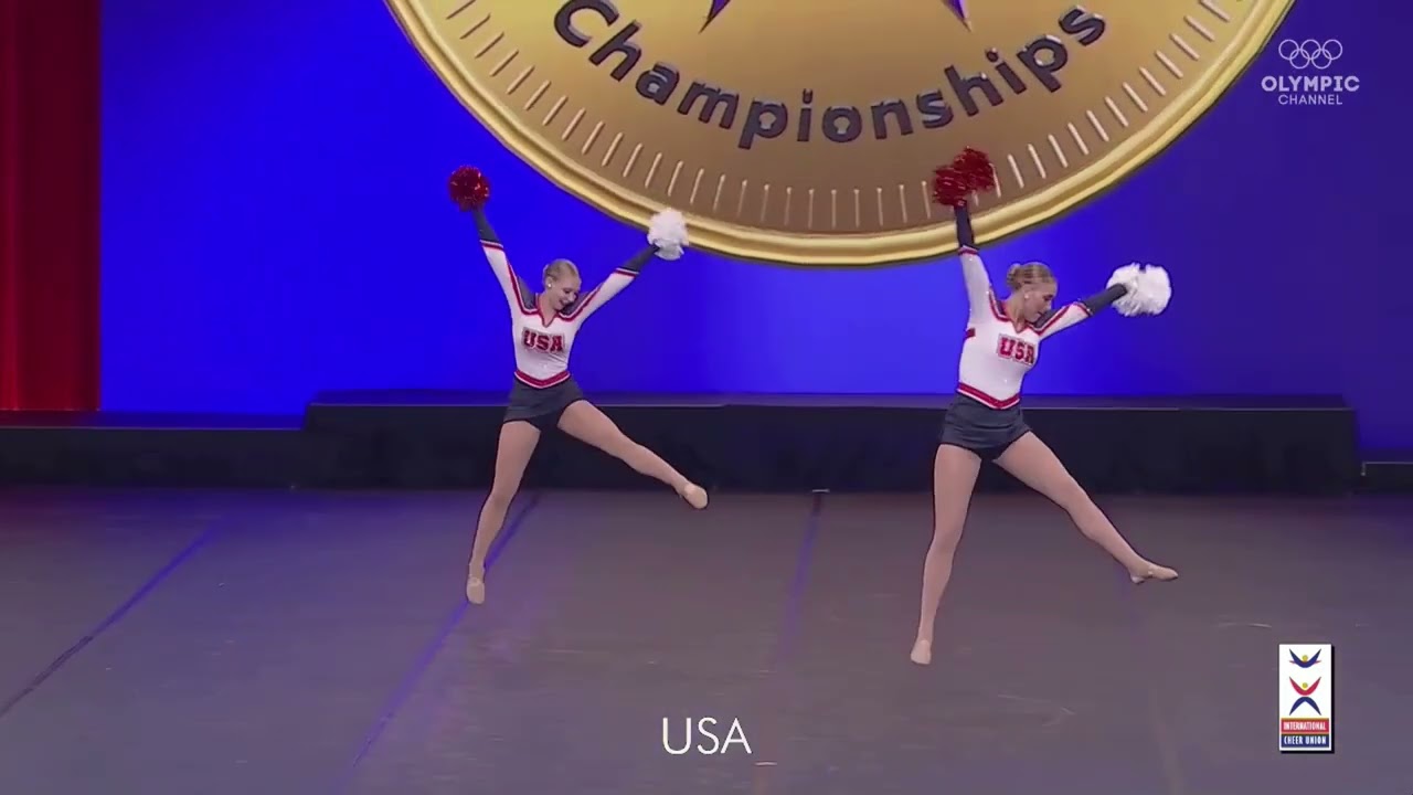 2023 ICU Worlds 2023 Pom Doubles - Team USA