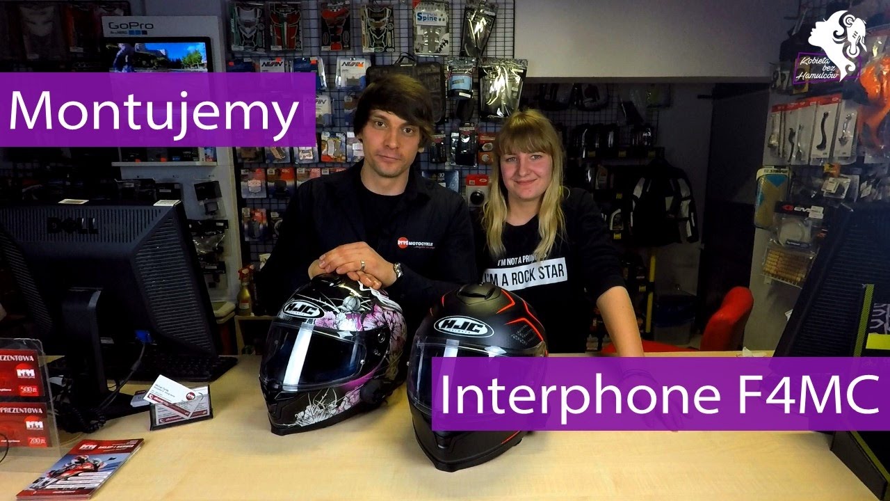 Komunikacja na motocyklu - montaż Interkomu F4MC