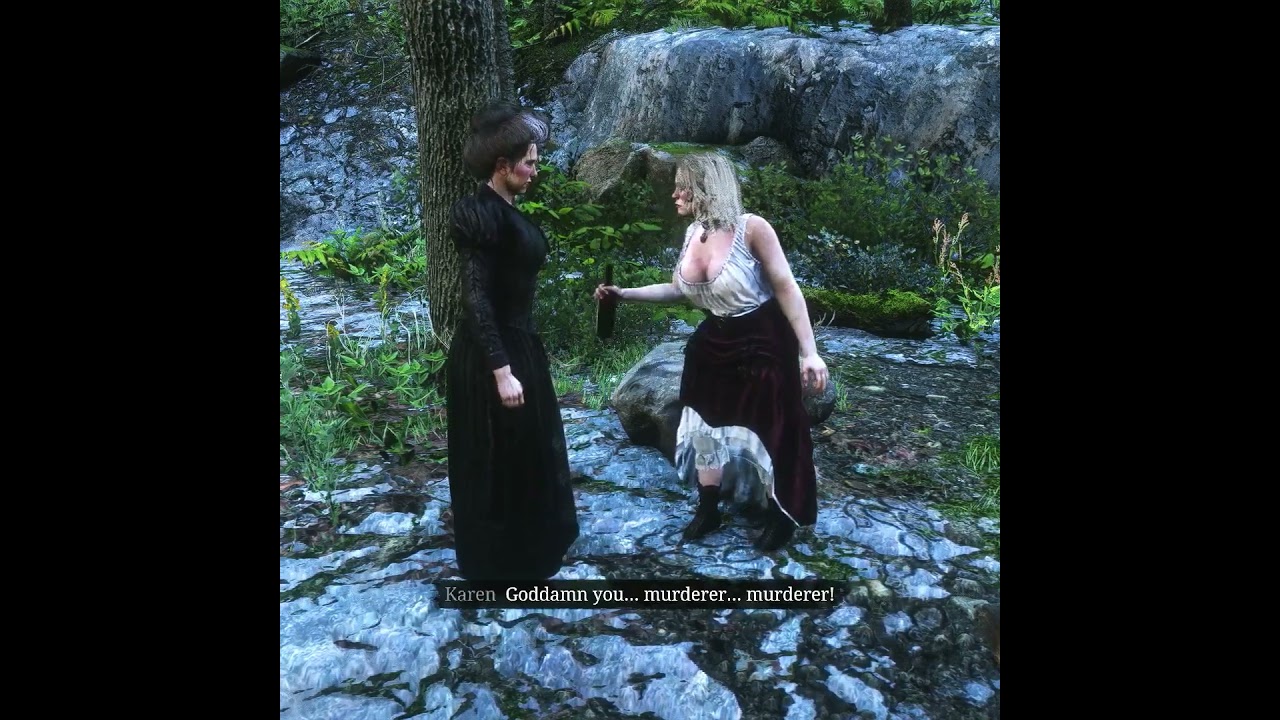 Karen Confronts Miss Grimshaw For Killing Molly In RDR2 #rdr2 #reddeadredemption #arthurmorgan