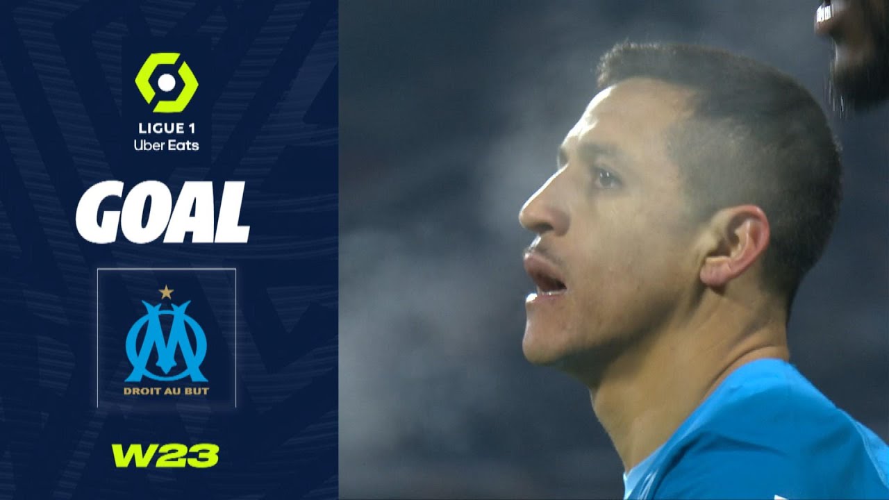 Goal Alexis SANCHEZ (81' - OM) CLERMONT FOOT 63 - OLYMPIQUE DE MARSEILLE (0-2) 22/23