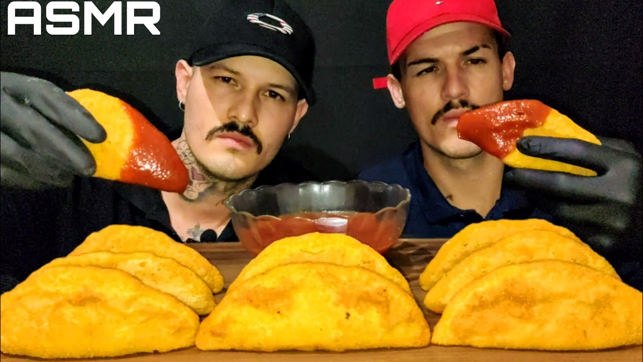 #2/5 ASMR SEMANA DO SALGADO | RISOLES DE CARNE, KETCHUP (MUKBANG BRASIL) TERÇA - FEIRA.