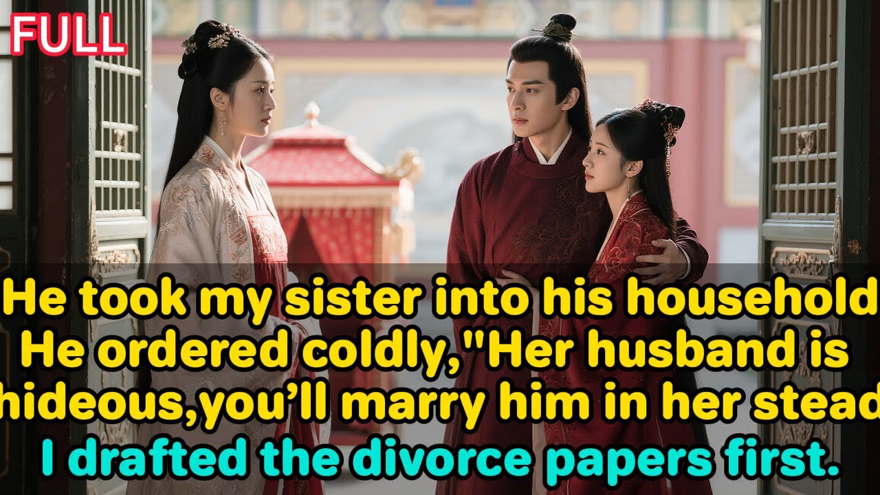 He took my sister into his household.He ordered,Her husband is hideous—you’ll marry him in her stead