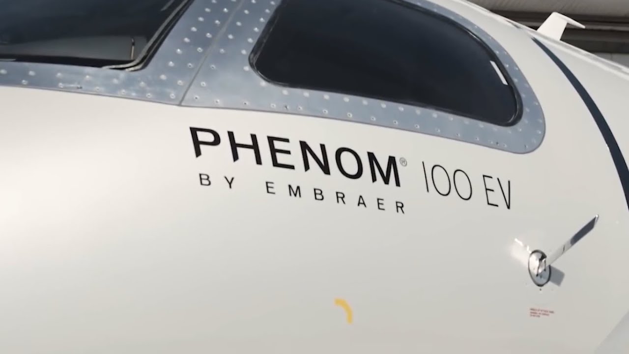 Embraer Phenom 100 EV interior and exterior overview