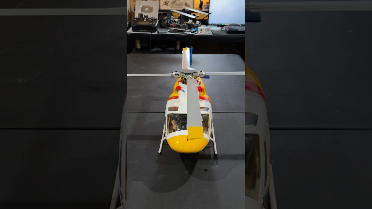 Sights & Sounds of a Bell 412 RC Helicopter