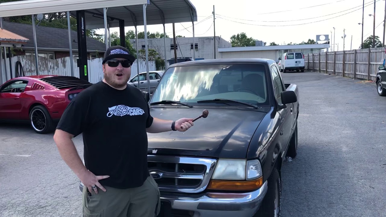 Honest car dealer!  The truck is knocking like a freight-train.. But otherwise, she's good to go!