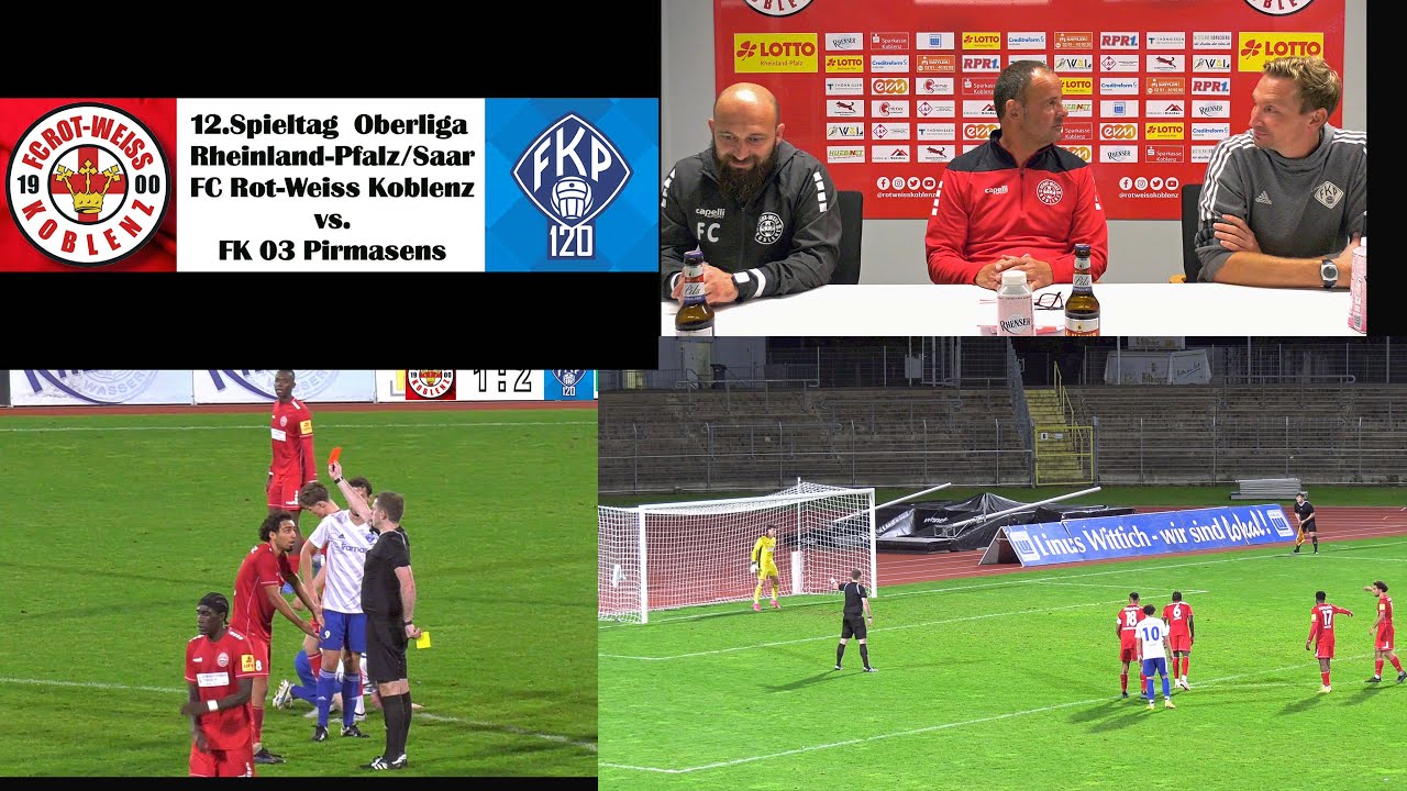 Oberliga Rheinland-Pfalz/Saar: FC Rot-Weiss Koblenz vs. FK 03 Pirmasens