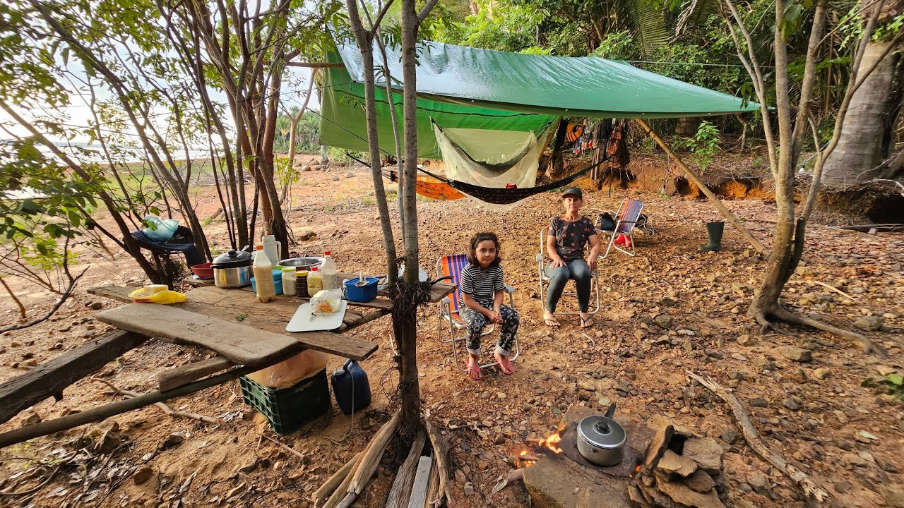 ACAMPAMENTO  SELVAGEM!!! 🏕