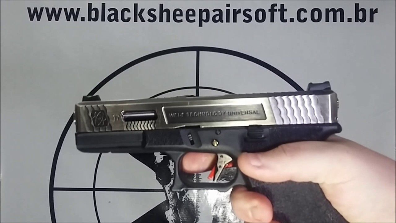 Vendo Airsoft Glock 17 modelo T7 da we gbb g&aacute;s