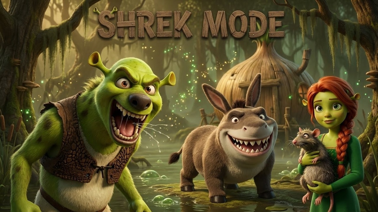 Zig Transforms Into Shrek the Ogre! 🧪🌿 Forbidden Swamp Chaos | Funny Zig & Sharko Animation