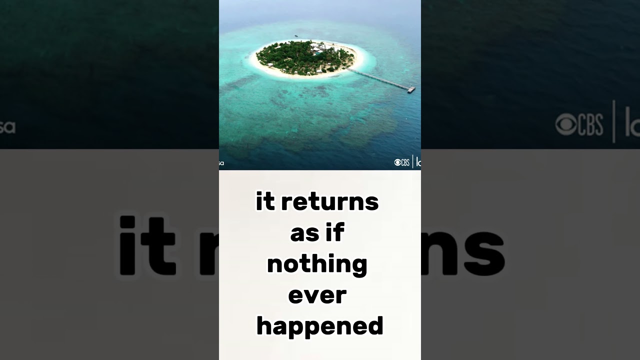 This Island Disappears and Reappears #shorts #tideisland #geographyfacts