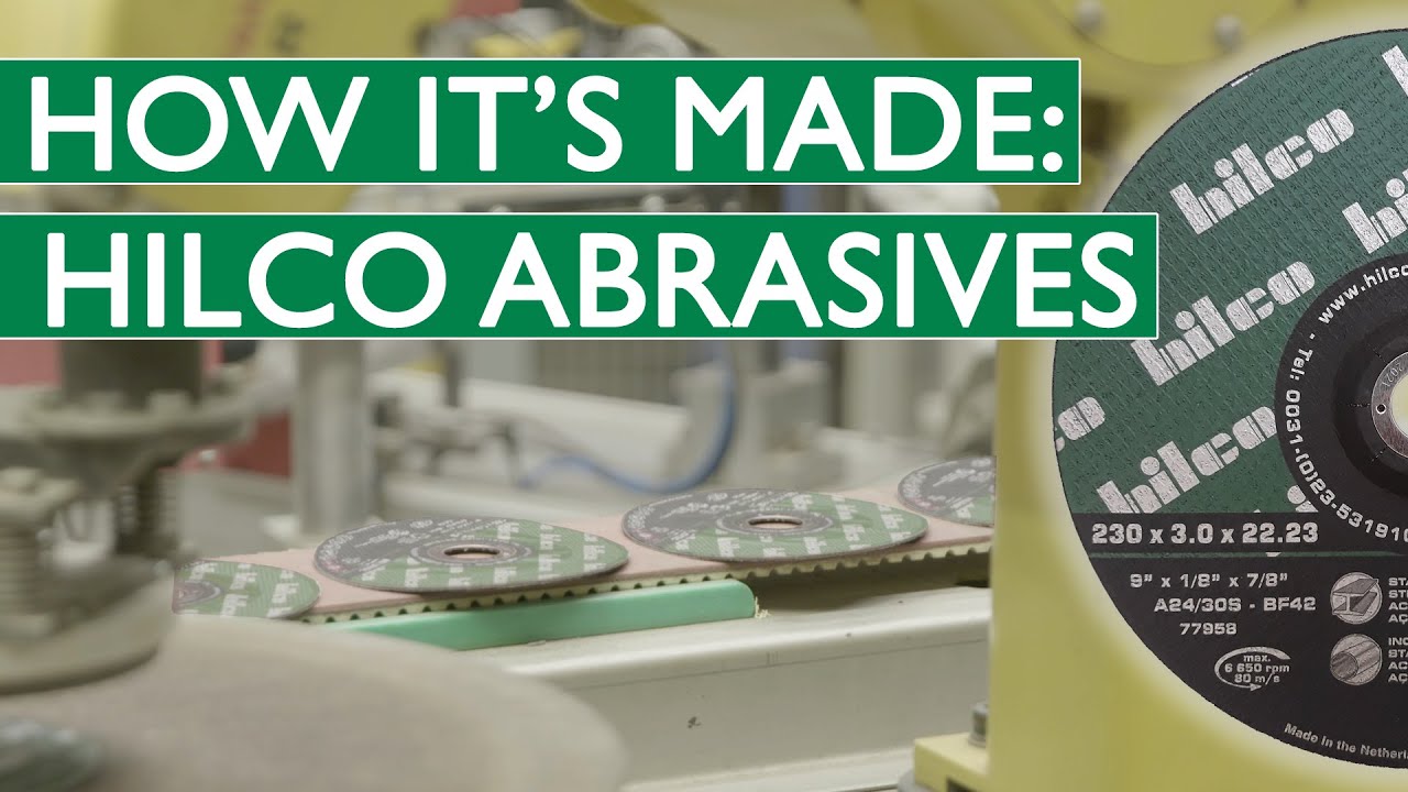 ⚡ HOW IT'S MADE... ⚡ Hilco abrasives: cutting & grinding discs!