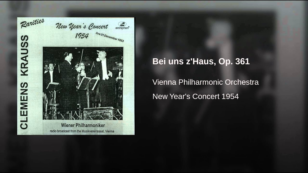 Bei uns z'Haus, Op. 361