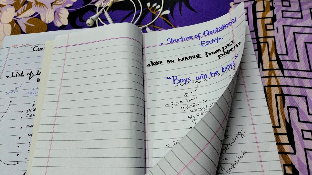 How to attempt a literary essay for CSS||structure of Essay||Boys will be Boys outline