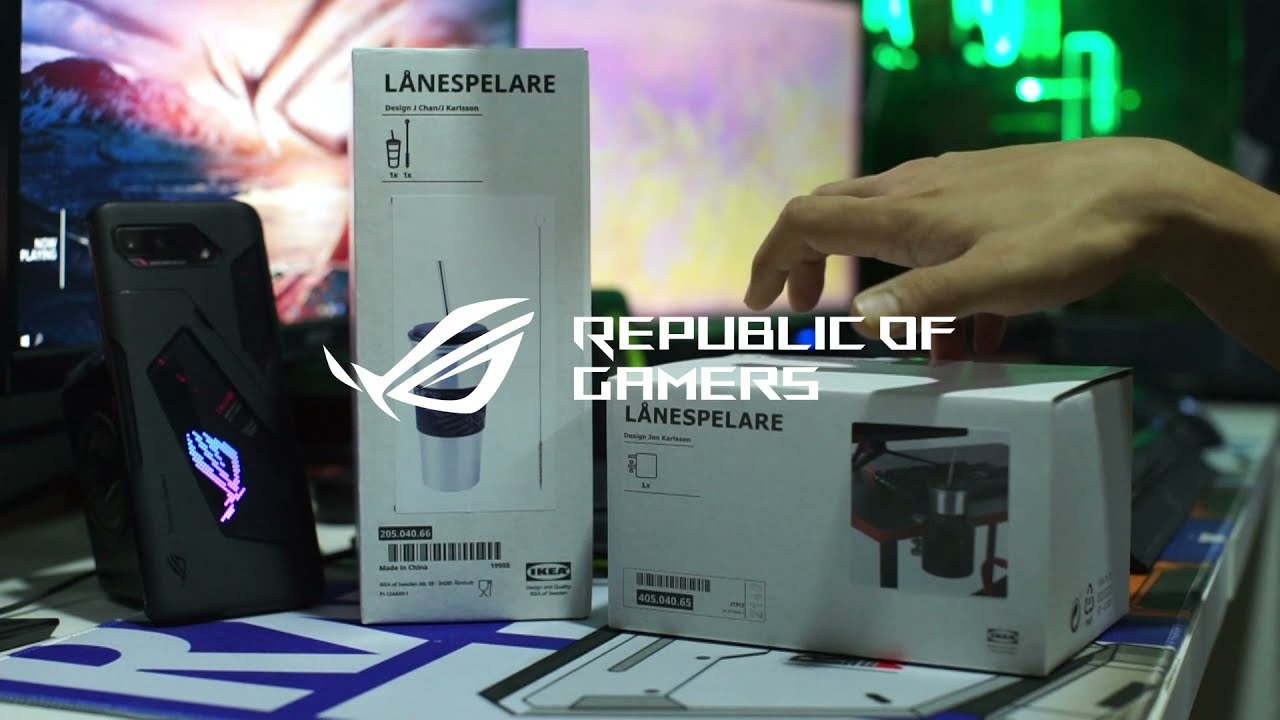 IKEA X ROG LÅNESPELARE Mug & Holder Unboxing and Assembly