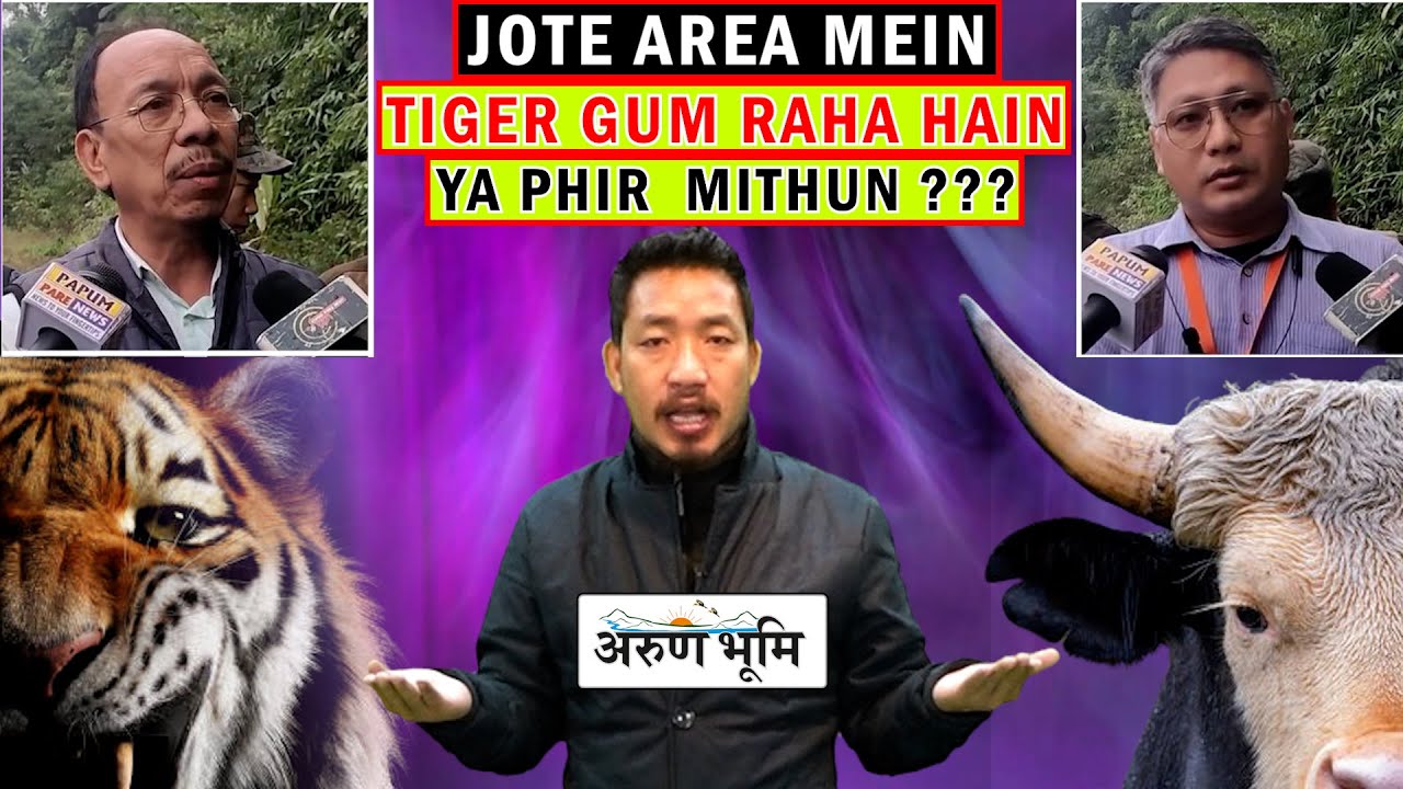 JOTE KA TIGER KO FOREST DEPARTMENT AUR DISTRICT ADMINISTRATION KAB PAKDEGA HOGA ???
