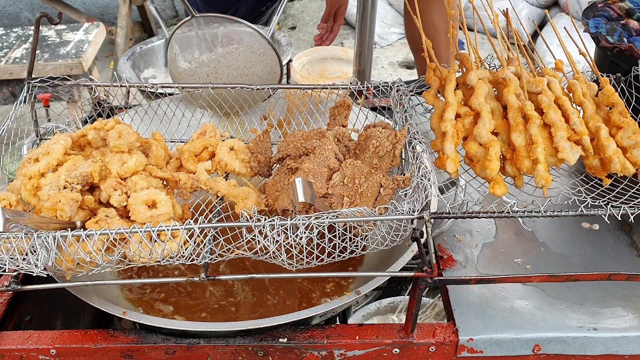 Filipino Street Food | Atay, Isaw and Calamares