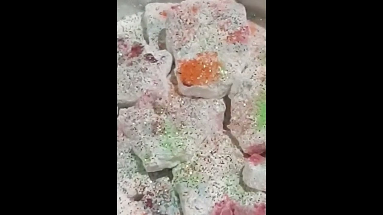 Super Soft Crunchy Crispy GymChalk Crumbling & Powder Play Satisfying  Asmr