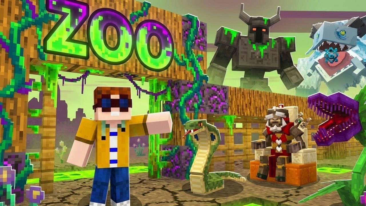 Wir BAUEN EINEN ZOO mit ALLEN MODDED MOBS in Minecraft