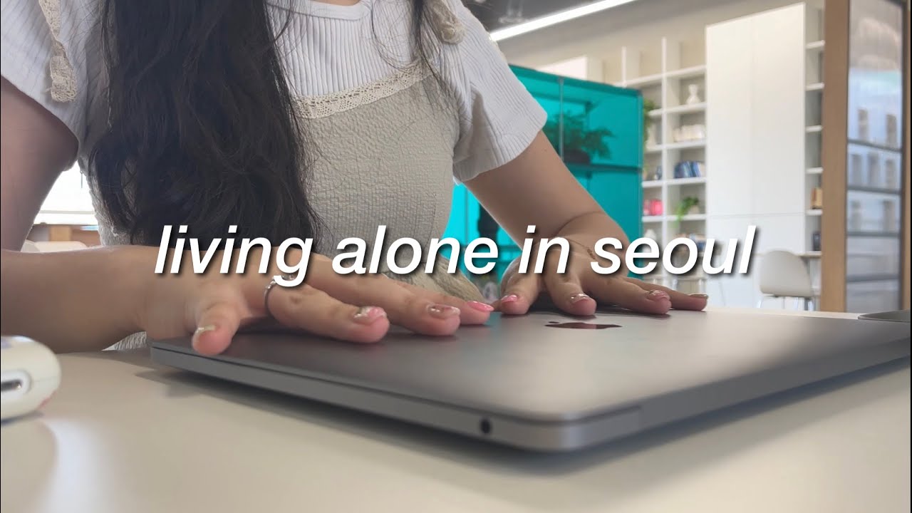 living alone in seoul | home meals, cafe hopping