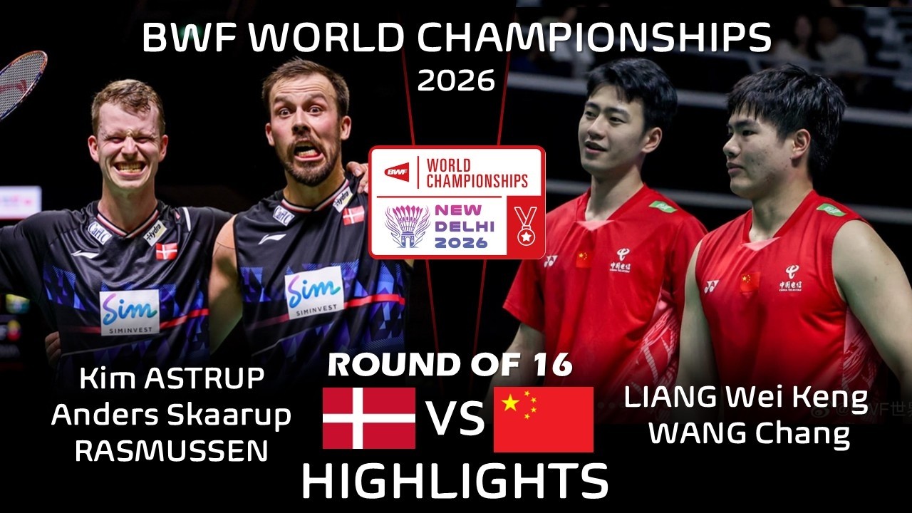 SUPER RALLY‼️Kim ASTRUP /RASMUSSEN vs LIANG Wei Keng WANG Chang | World Championships 2026 Badminton
