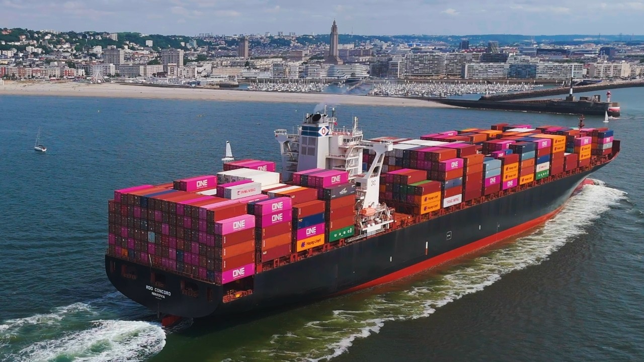 Container Ship RDO Concord Arriving in Le Havre | 17-8-2024