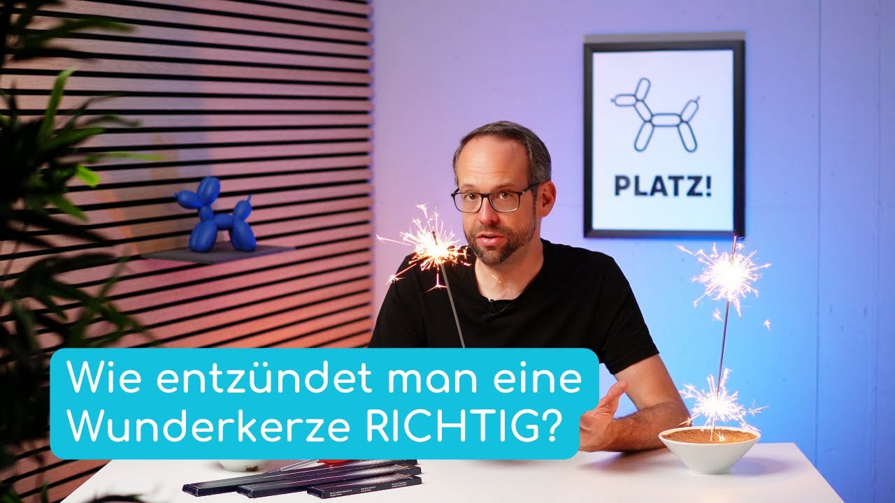 So z&uuml;ndest du Wunderkerzen RICHTIG an! 🎇🔥