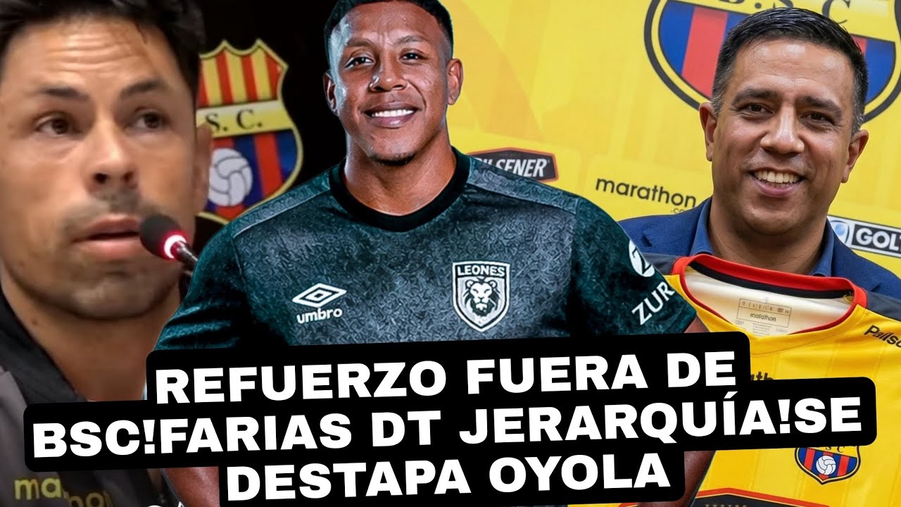 REFUERZO FUERA DE BSC!FARIAS DT JERARQUÍA!SE DESTAPA OYOLA 