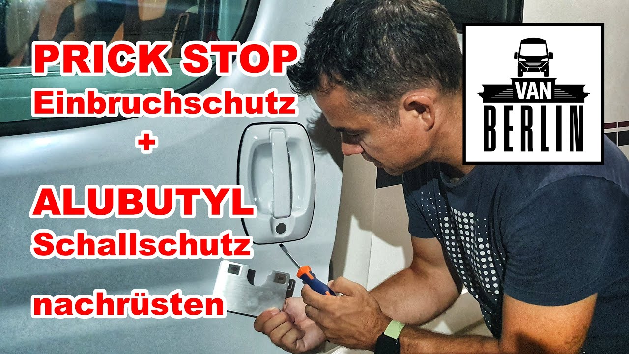 Prick Stop + Anti Dröhn Dämmmatten Alubutyl Einbau | Ducato Jumper Boxer Schallschutz | Giottiline
