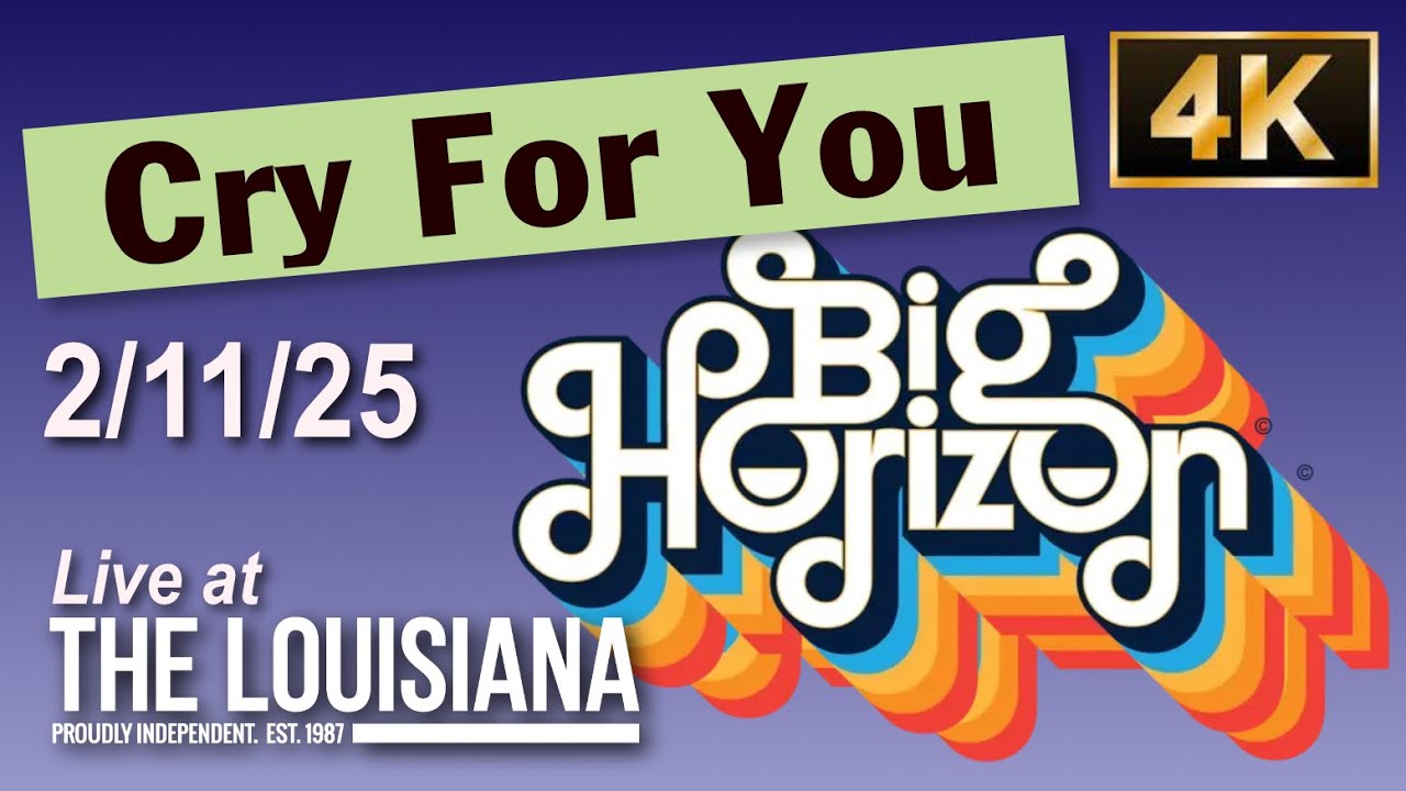 Cry For You. Big Horizon. Live at the Louisiana, Bristol. 2 Nov 2025 4K
