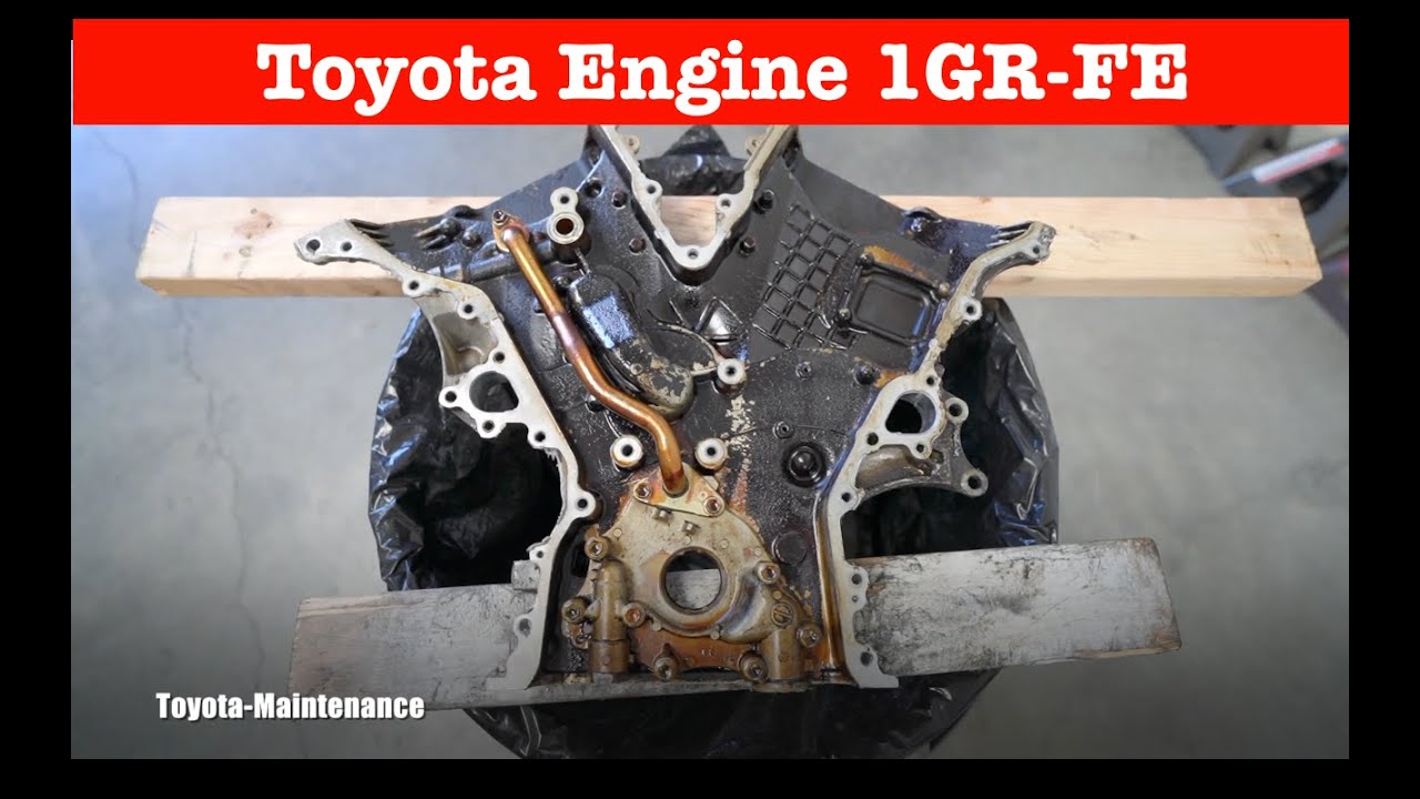 Советы и рекомендации по повторной герметизации крышки цепи ГРМ Toyota 1GR-FE