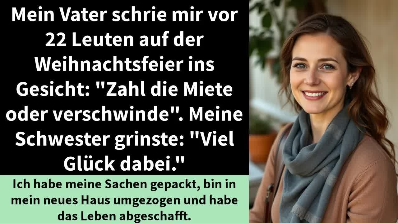 Mein Vater schrie mir vor 22 Leuten auf der Weihnachtsfeier ins Gesicht：
