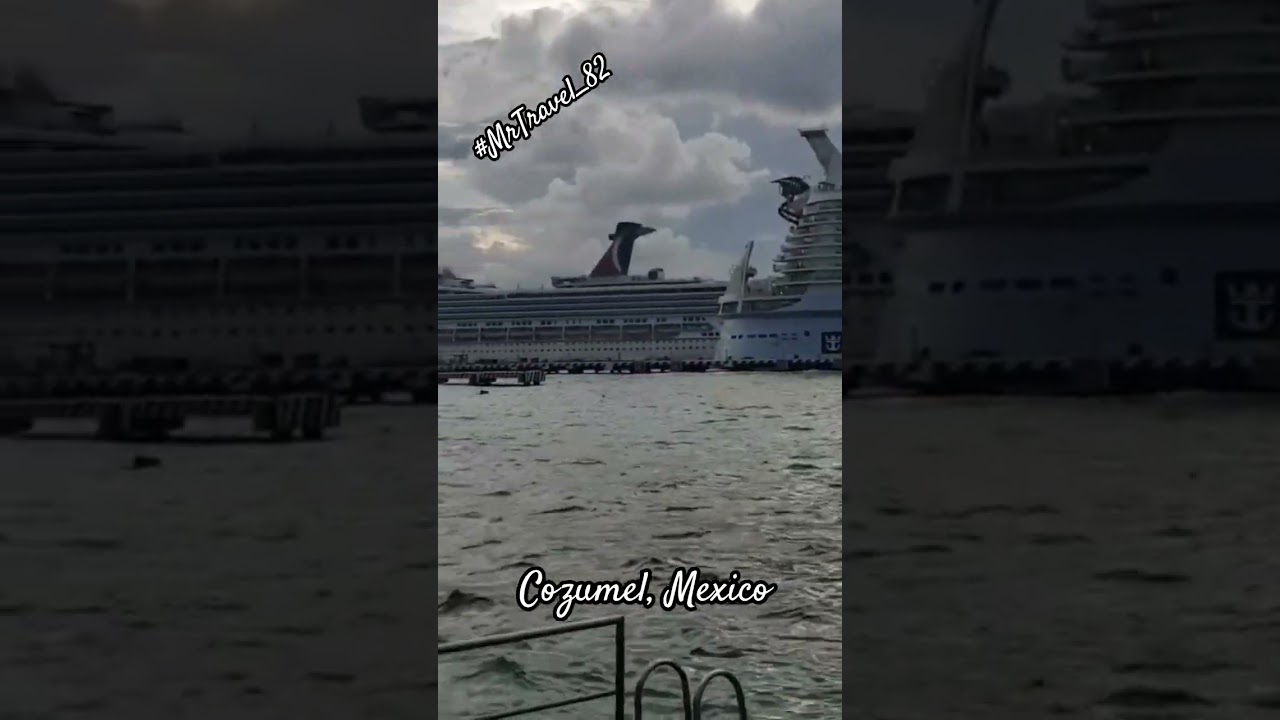 It was my first time in Cozumel. 