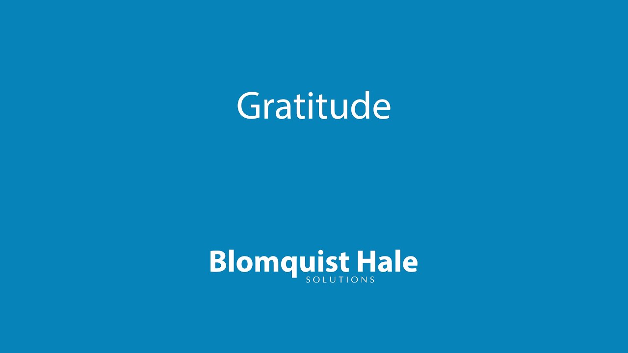Gratitude