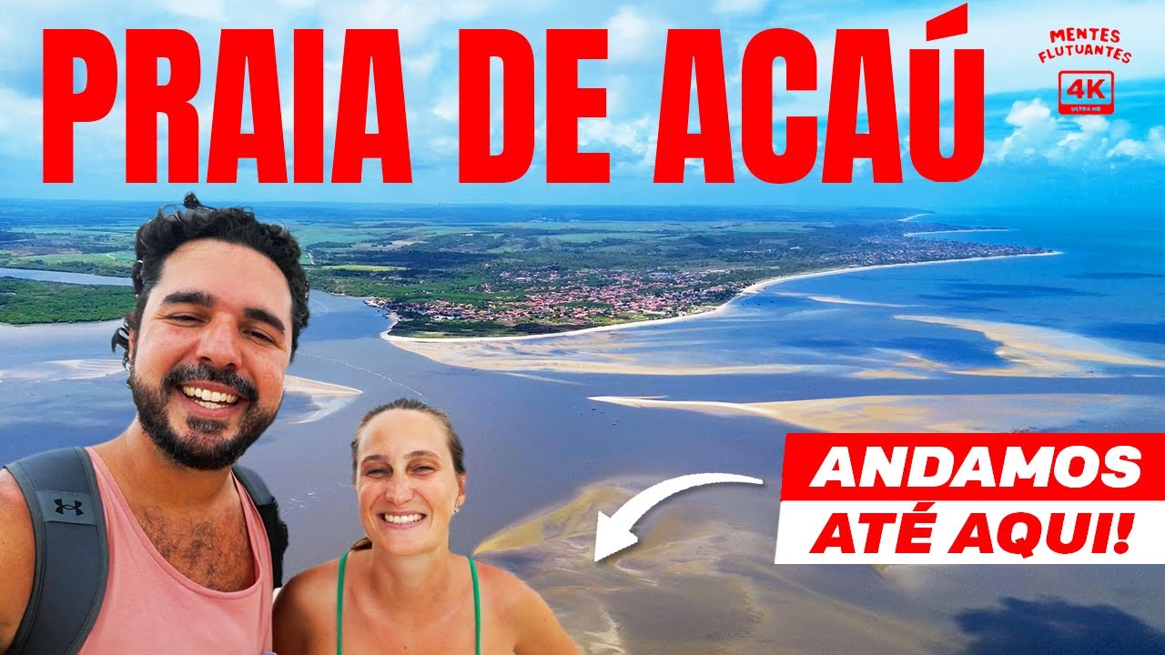A PRIMEIRA PRAIA DA PARA&Iacute;BA: 63 km de Jo&atilde;o Pessoa | Aca&uacute;, PB | Vlog Viagem (4k)