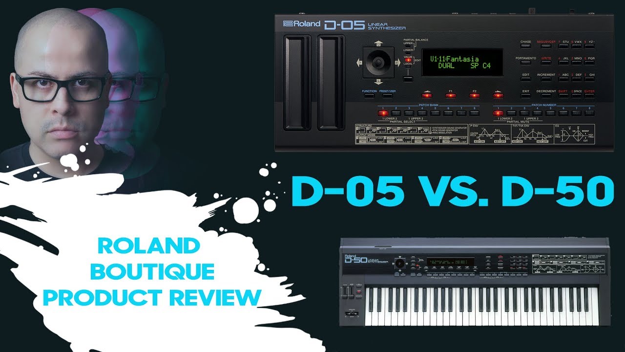 ADSR - Roland D-05 vs. D-50 Comparison