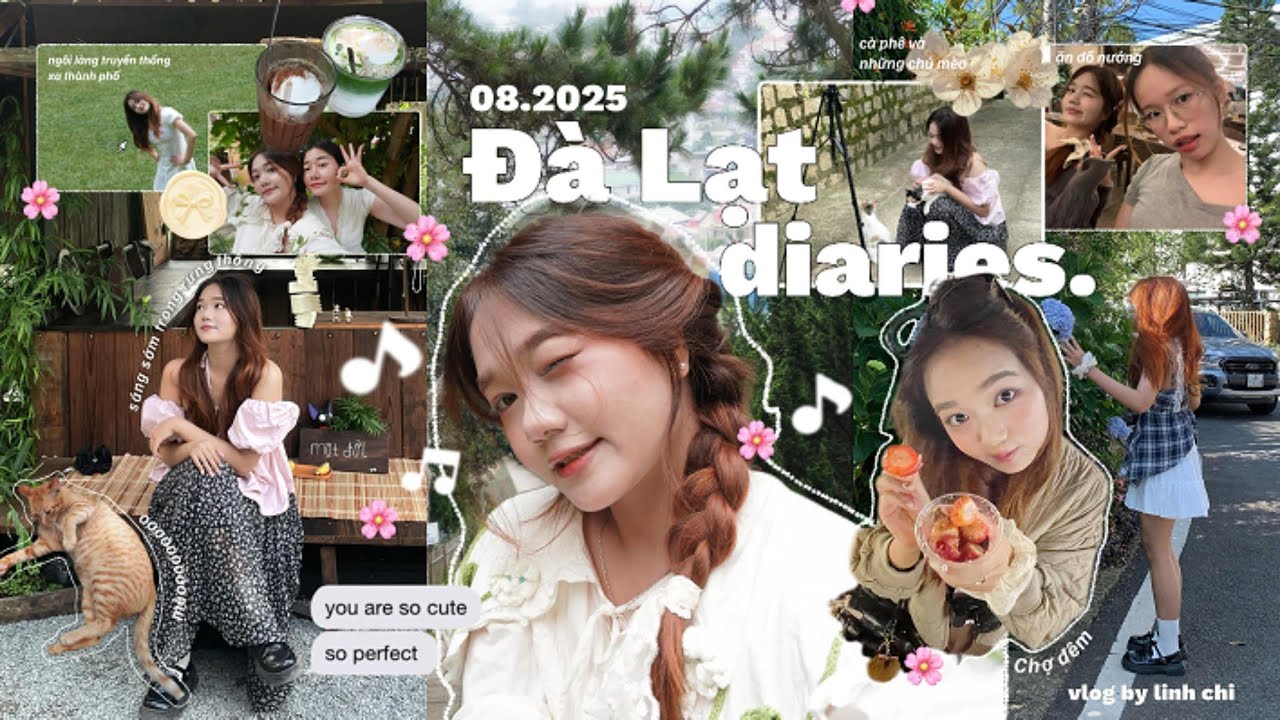 đà lạt vlog ₊. ݁˖ | những ngày đầu tháng tám ở thành phố sương mù ✿˖°