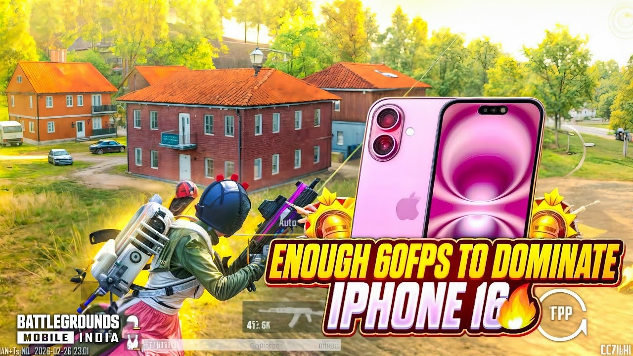Enough 60 Fps To Dominate In Iphone 16 ‼️
