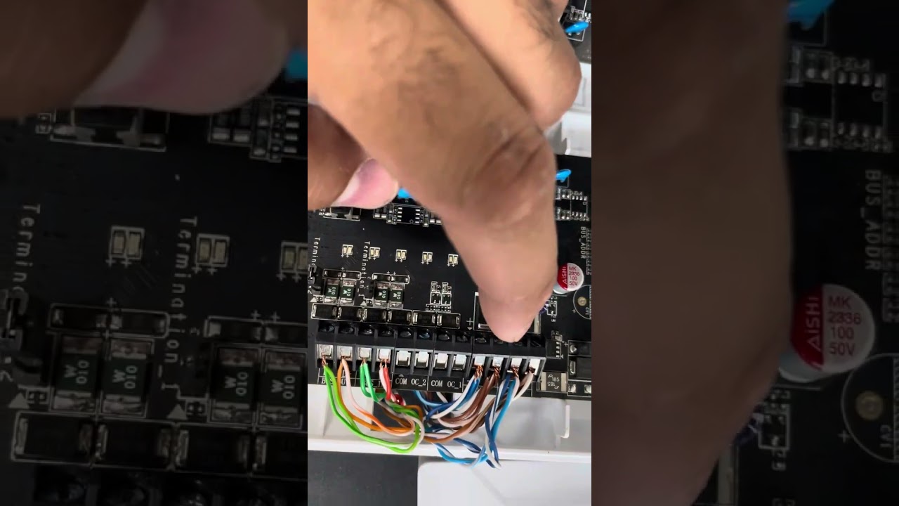 How can connect security system hikvision and expander  DS-PHA64-LP(O-STD)