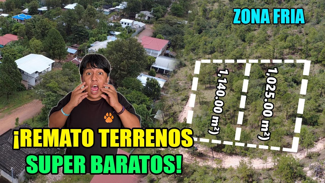 Vendo TERRENOS BARATOS en Perquin Zona Fria de Morazan a Precio DE REMATE