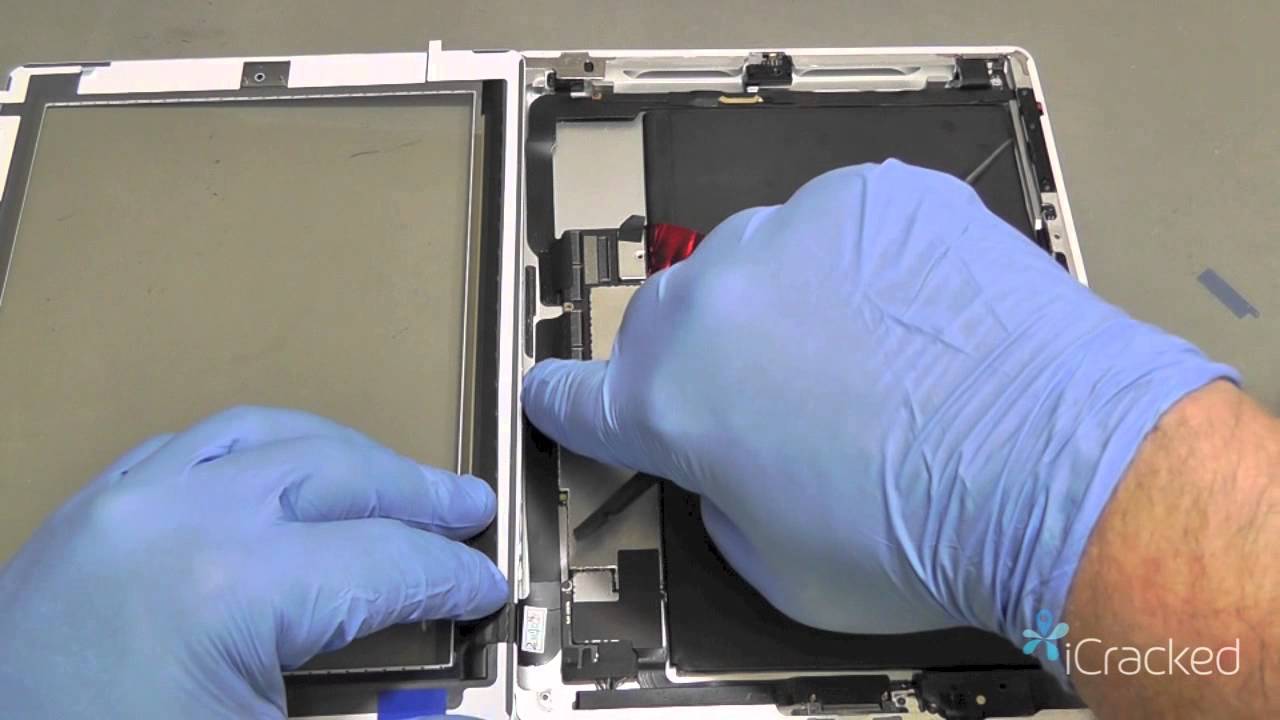 Официальная замена экрана/цифрового преобразователя iPad 3 и инструкции