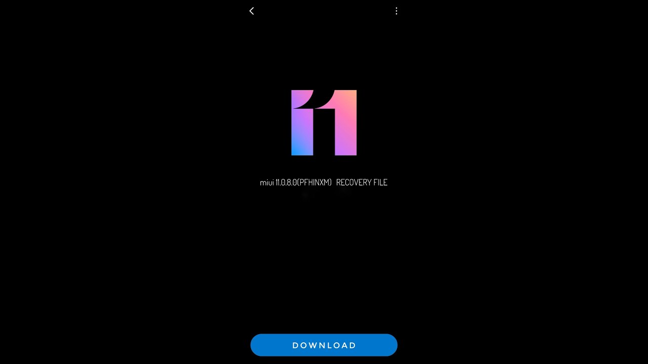 How to download miui 11 recovery file &bull; Any Xiaomi device