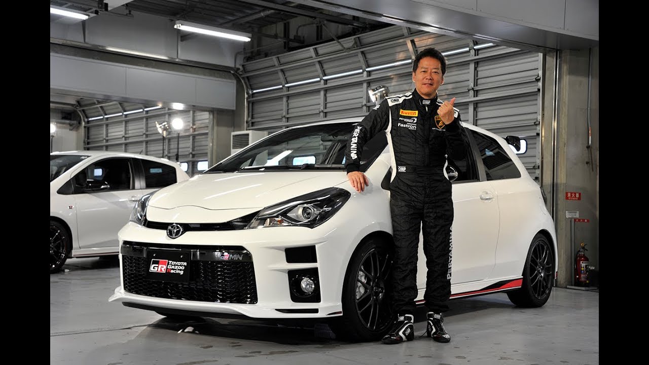 一瞬で180km/h到達のヴィッツGRMNを中谷明彦がテスト　toyota vitz GRMN test