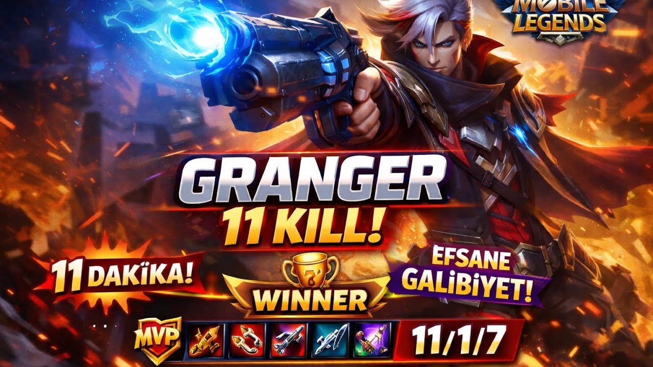 Mobile Legends Granger, hızlı win. 