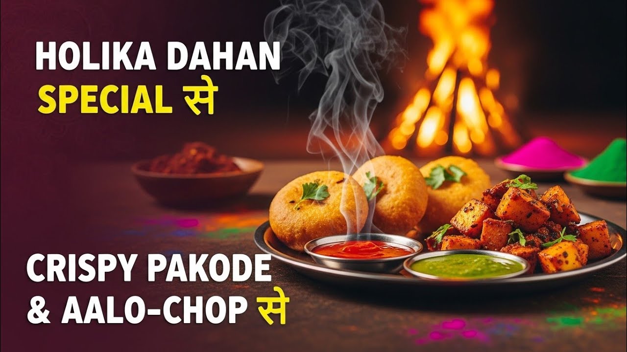 Holika Dahan Special: Ghar par banaye swadisht Pakode aur Aalo-Chop 😋 | Soma ki Life