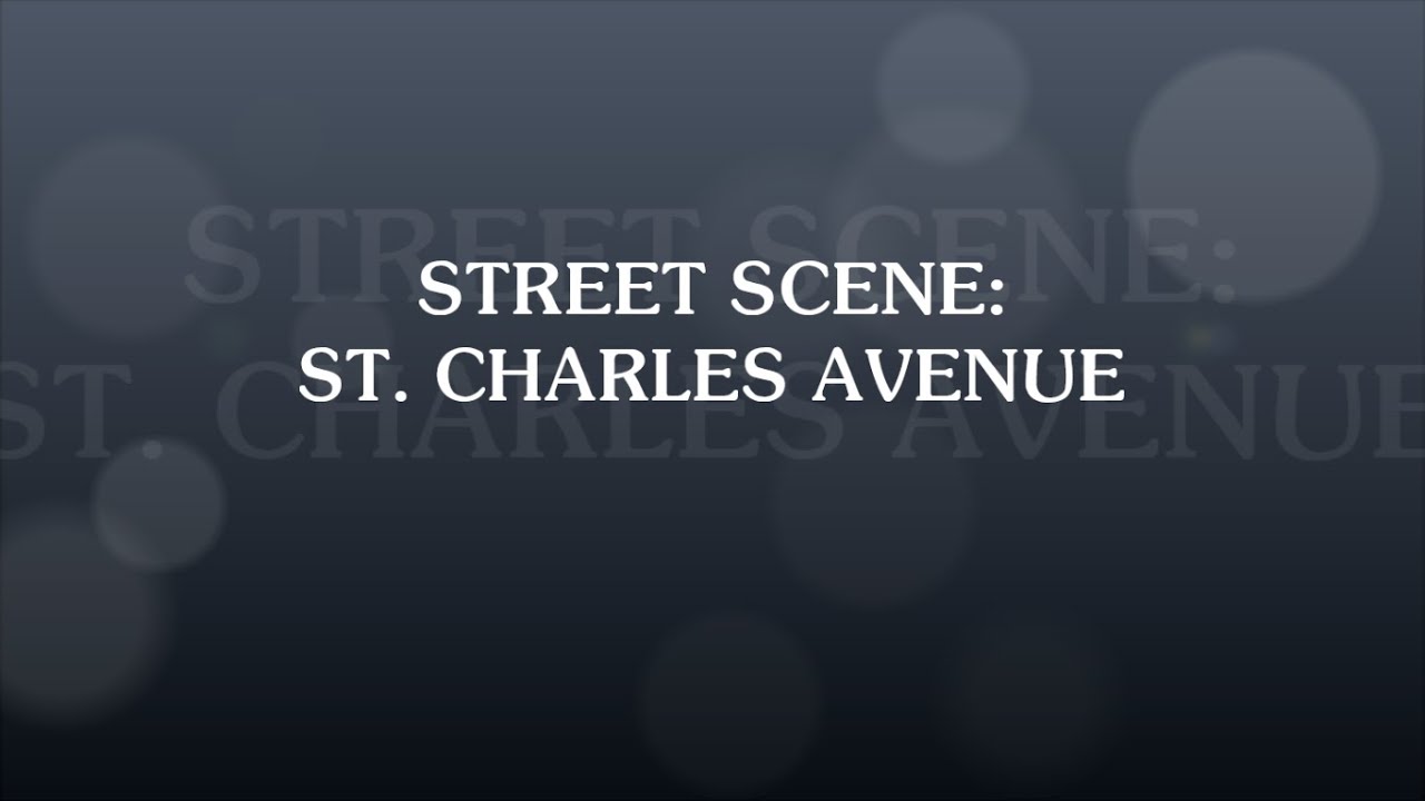 STREET SCENE: ST. CHARLES AVENUE by Richard Montalto