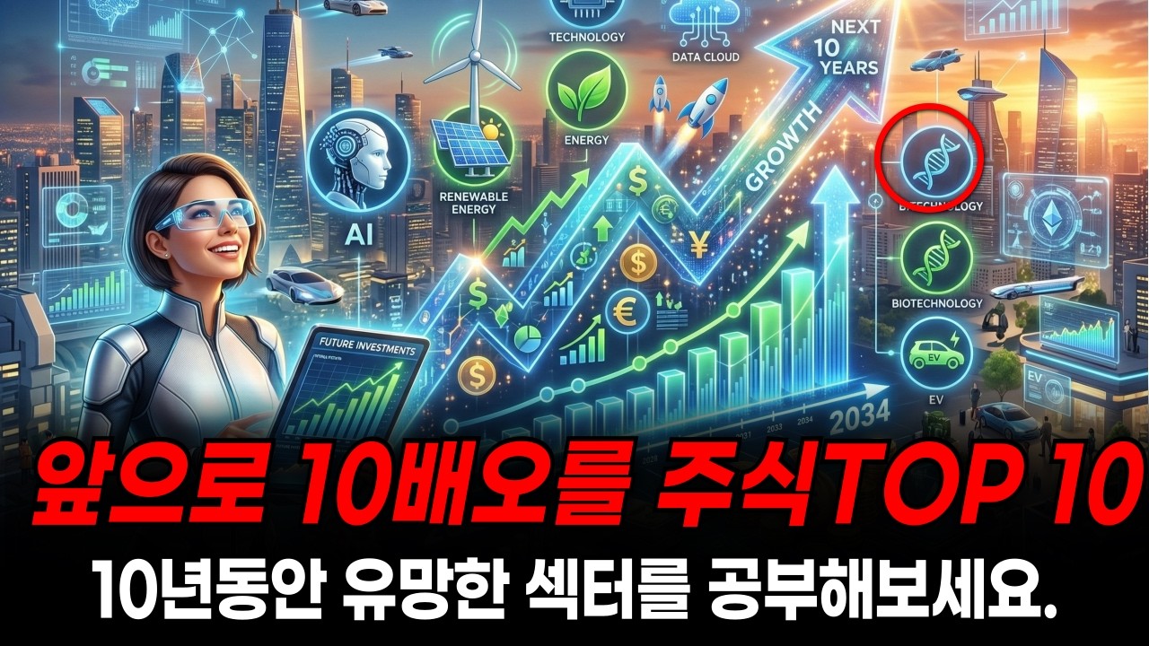10년뒤 어떤 주식이 10배 100배 오를까요?