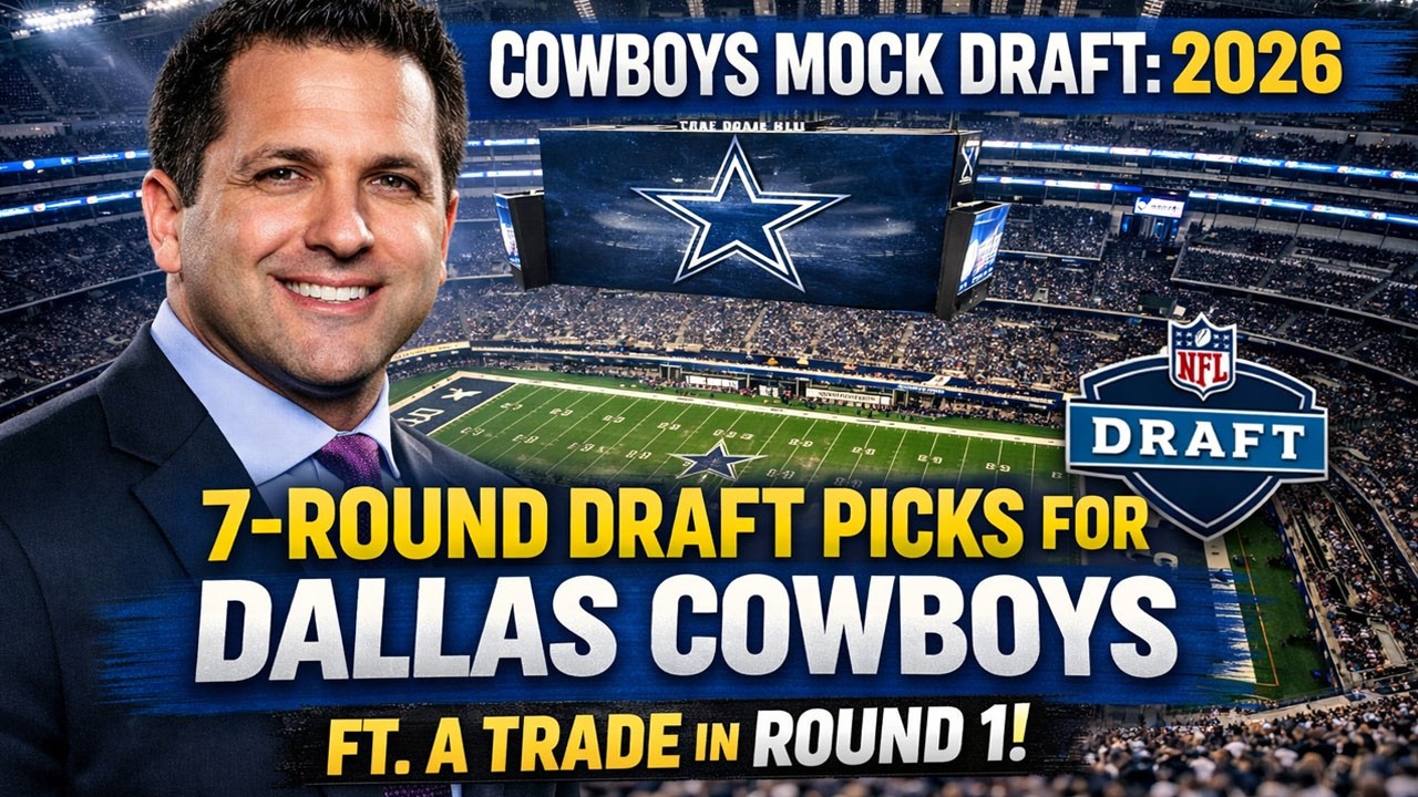 Cowboys 2026 ALL-DEFENSE Mock Draft 🔥 | 7 Rounds + Round 1 Trade!
